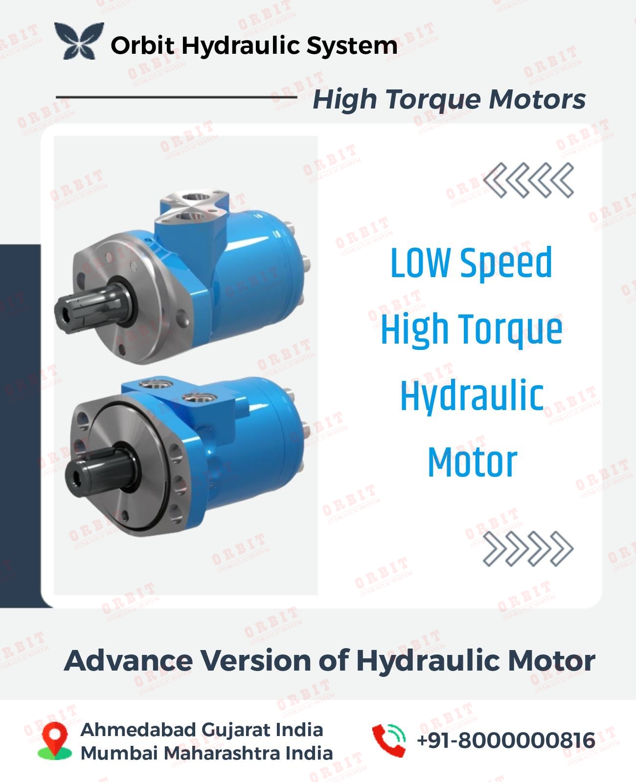 OMH-500 151H1006 White Hydraulic Motor
